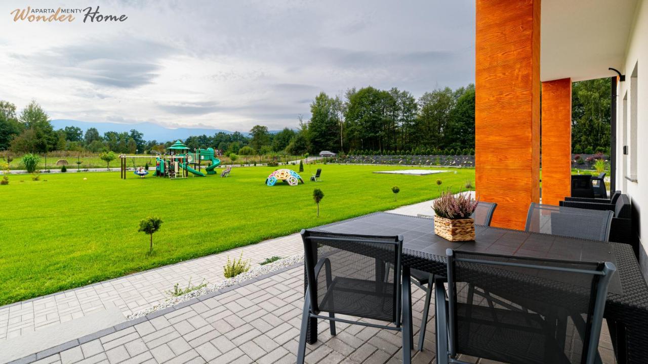 Wonder Home - Apartamenty Halo Karkonosze Z Ogrodem, Sezonowym Basenem, Placem Zabaw I Widokiem Na Sniezke - Zlokalizowane Blisko Karpacza Myslakowice Luaran gambar