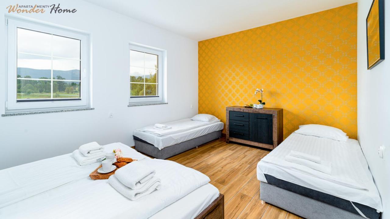 Wonder Home - Apartamenty Halo Karkonosze Z Ogrodem, Sezonowym Basenem, Placem Zabaw I Widokiem Na Sniezke - Zlokalizowane Blisko Karpacza Myslakowice Luaran gambar
