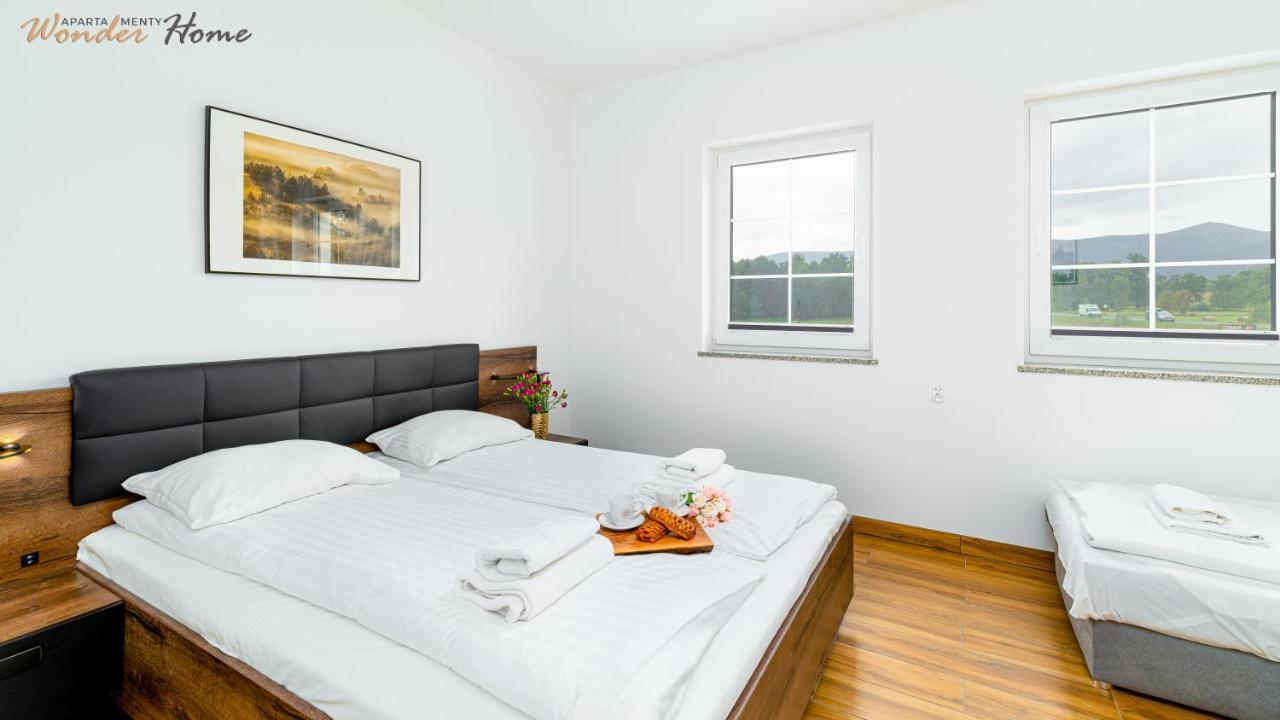 Wonder Home - Apartamenty Halo Karkonosze Z Ogrodem, Sezonowym Basenem, Placem Zabaw I Widokiem Na Sniezke - Zlokalizowane Blisko Karpacza Myslakowice Luaran gambar