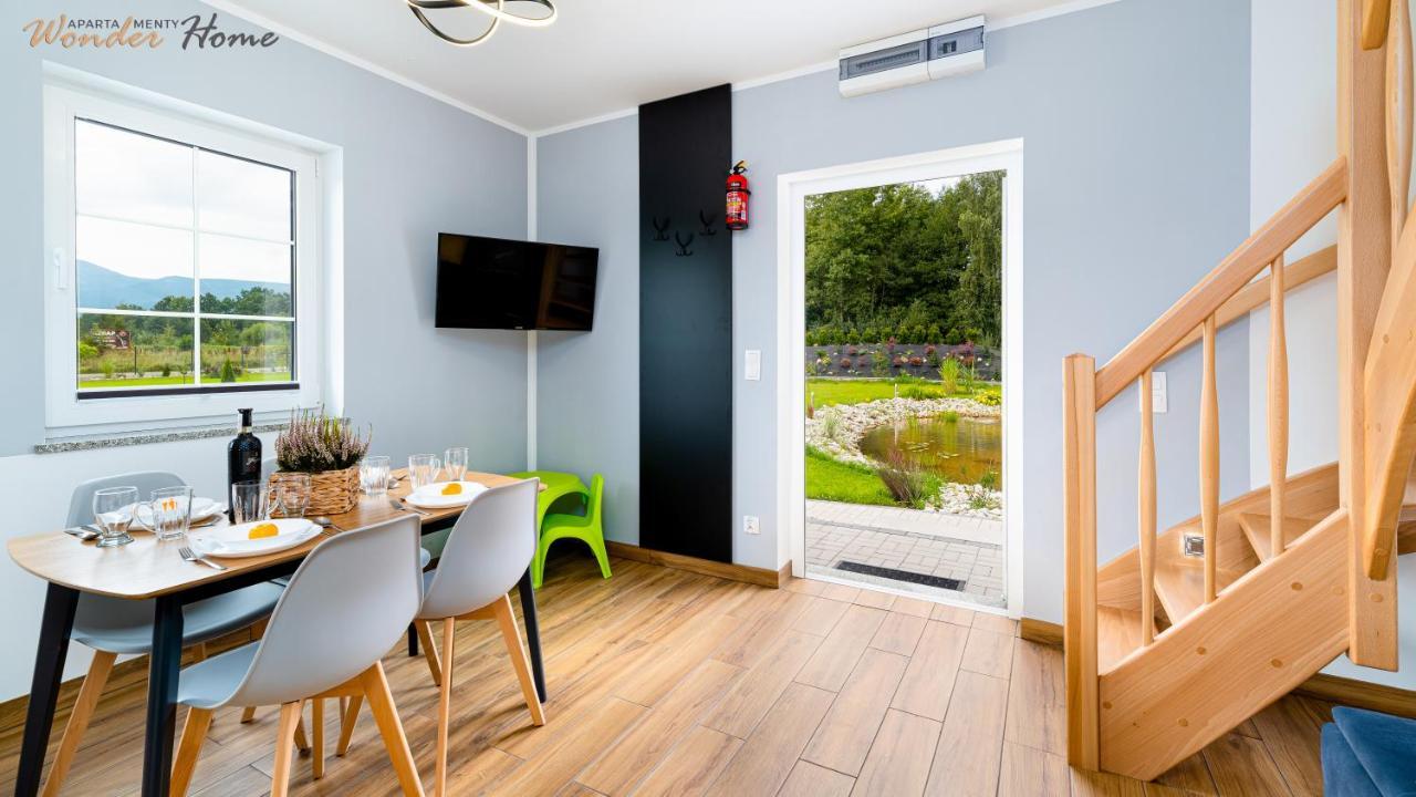 Wonder Home - Apartamenty Halo Karkonosze Z Ogrodem, Sezonowym Basenem, Placem Zabaw I Widokiem Na Sniezke - Zlokalizowane Blisko Karpacza Myslakowice Luaran gambar